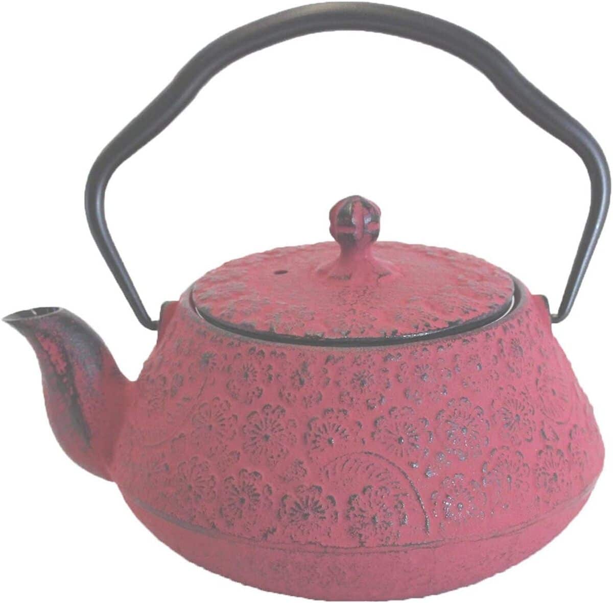 Avis sur la théière japonaise en fonte à motif de fleurs de cerisier 0.5 L