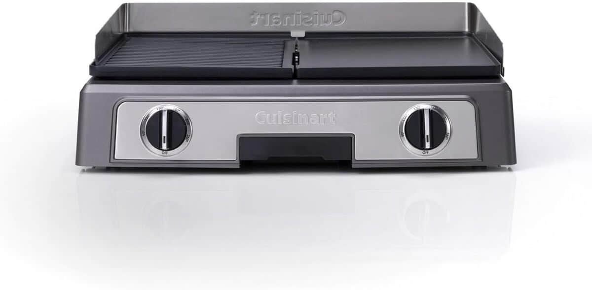 Test : cuisinart Plancha Entertaining, gril double face performant