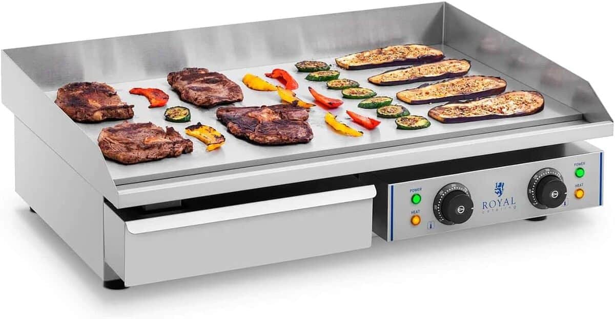 Test de la plancha infrarouge Royal Catering RCEG-75 : puissance et performance