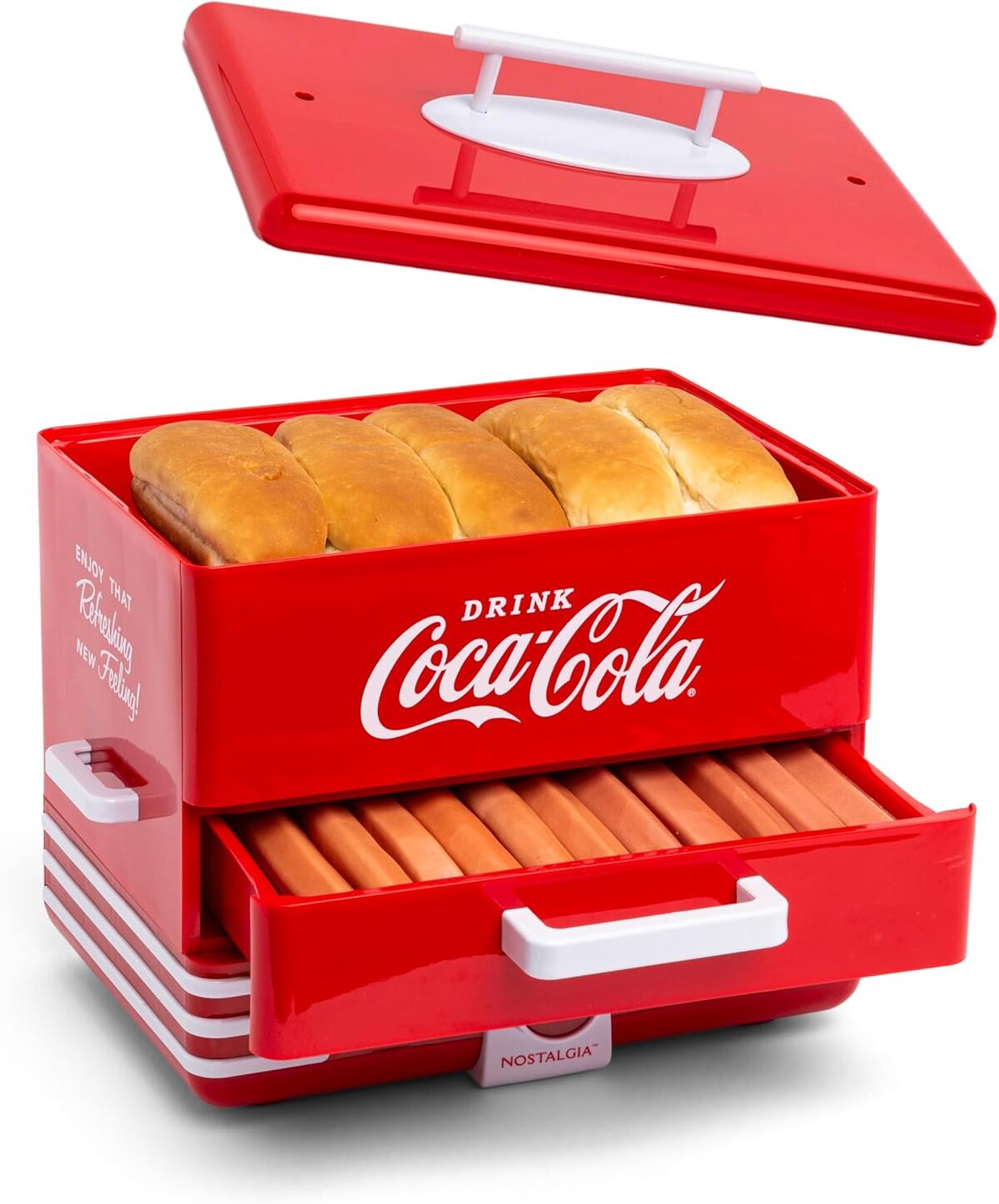 Test du cuiseur vapeur Nostalgia Coca-Cola : une capacité XXL pour vos repas