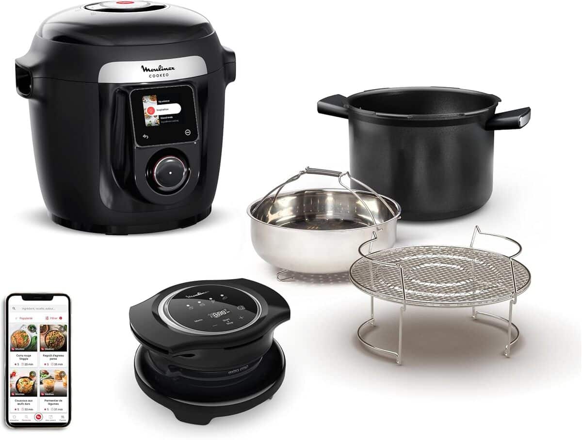 Test du multicuiseur Moulinex Cookeo Wi-Fi et Extra Crisp Cookeo
