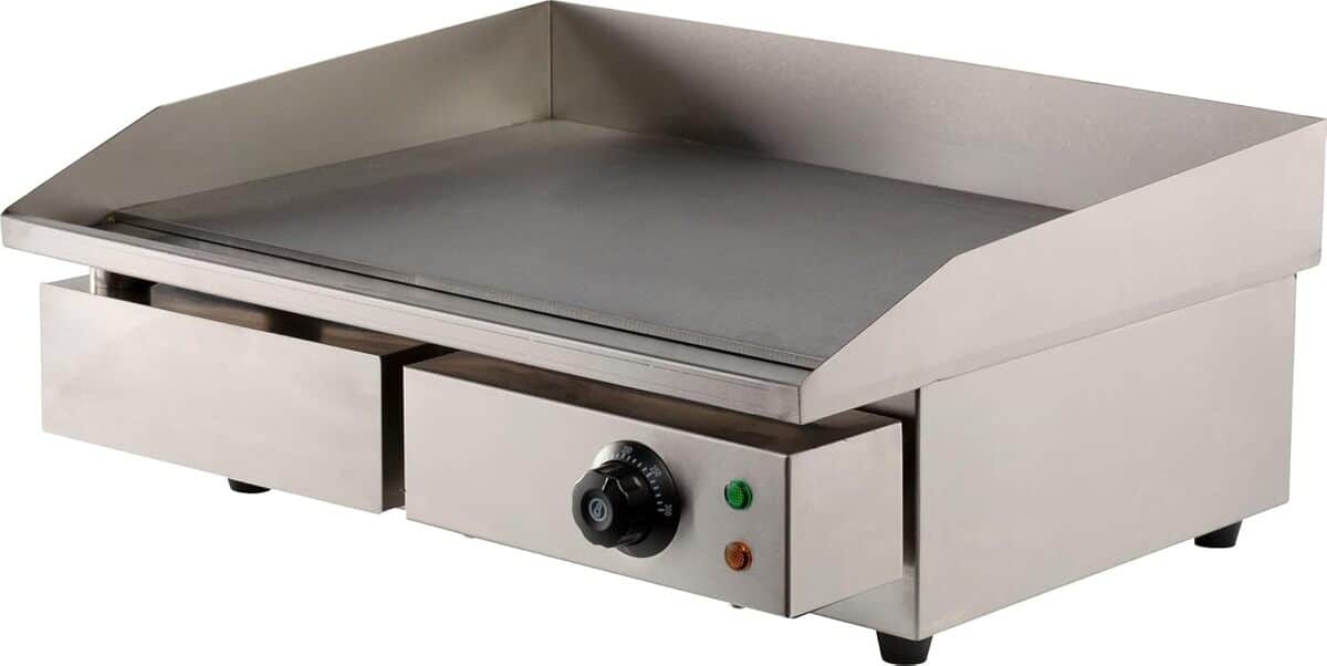 Test : plancha électrique Combisteel en acier inoxydable