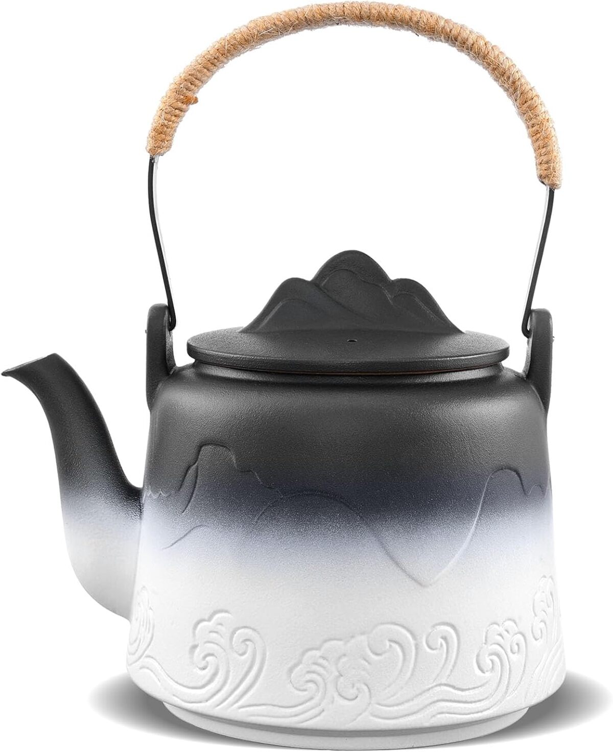 Avis : théière japonaise vintage ZENS en céramique gaufrée