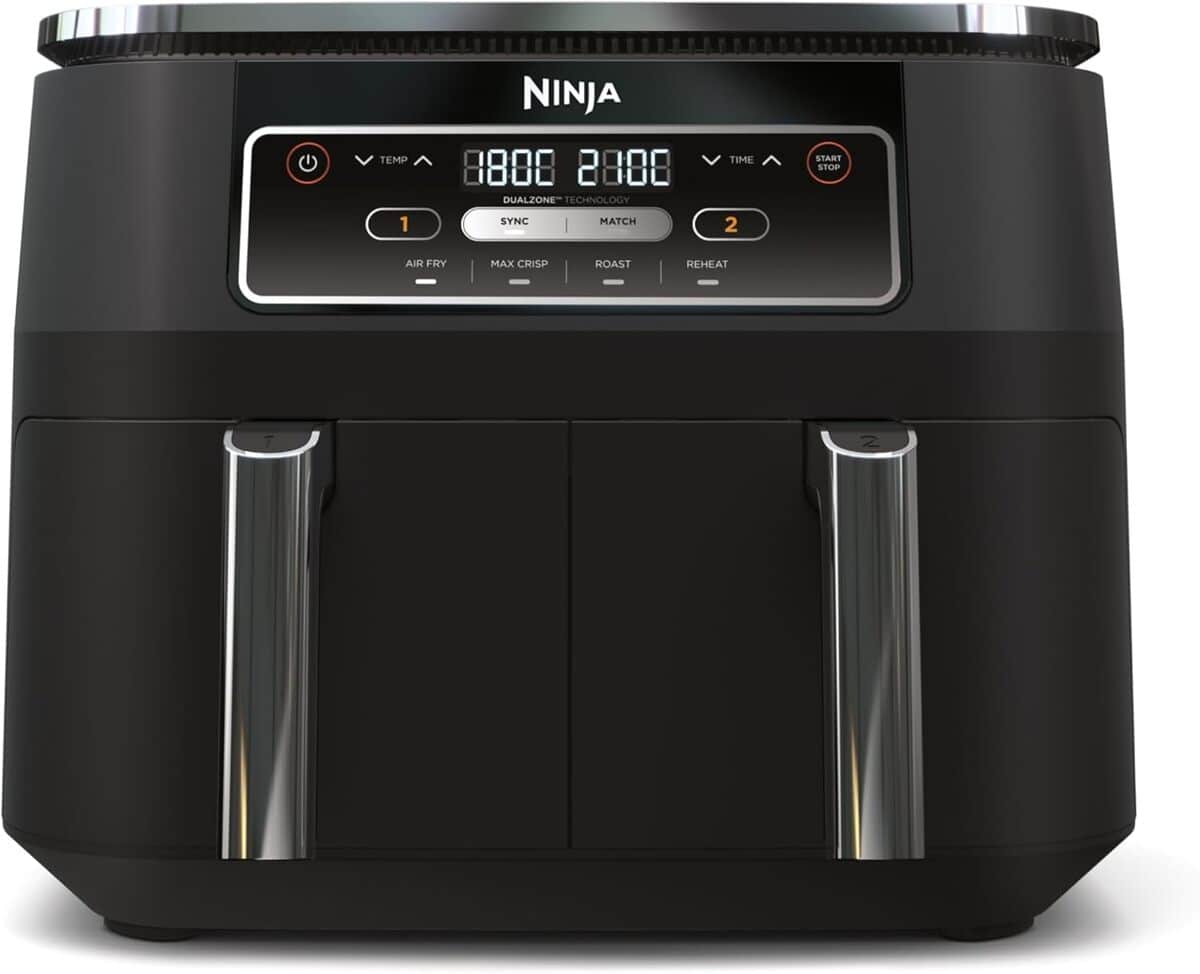 Test de la friteuse air fryer Ninja Foodi Dual Zone AF200EU