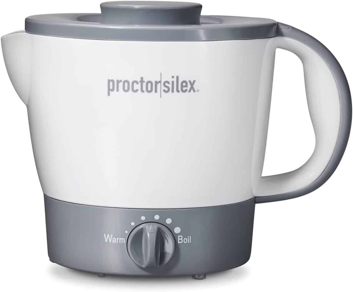 Test : proctor Silex 48507PS, bouilloire électrique multifonction blanche