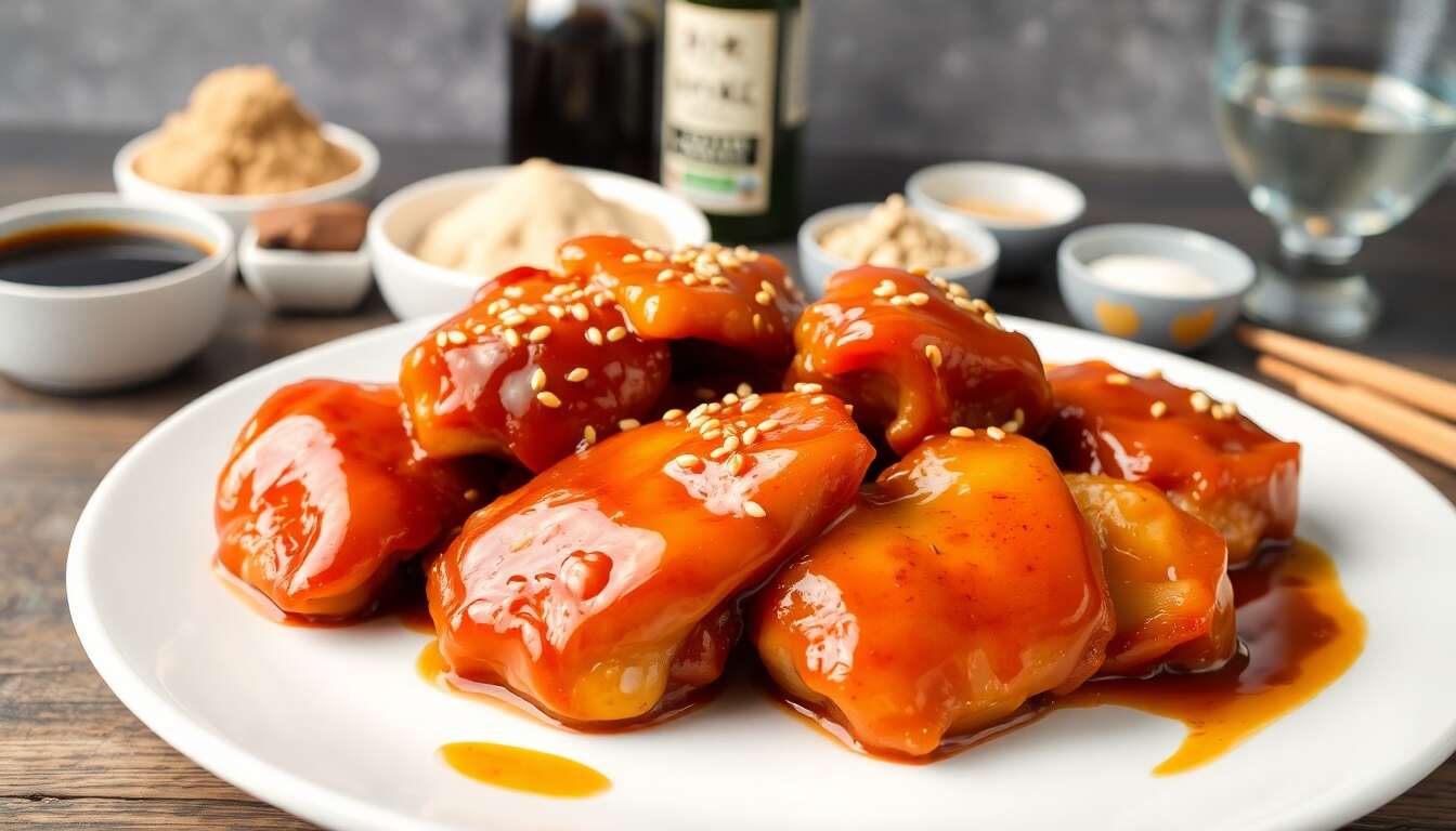Poulet Sauce Caramel : recette Sucrée-Salée Rapide et Fondante