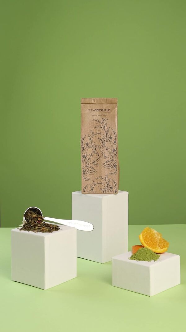 Iwachu Nami Théière en fonte japonaise Rouge/doré 650 ml