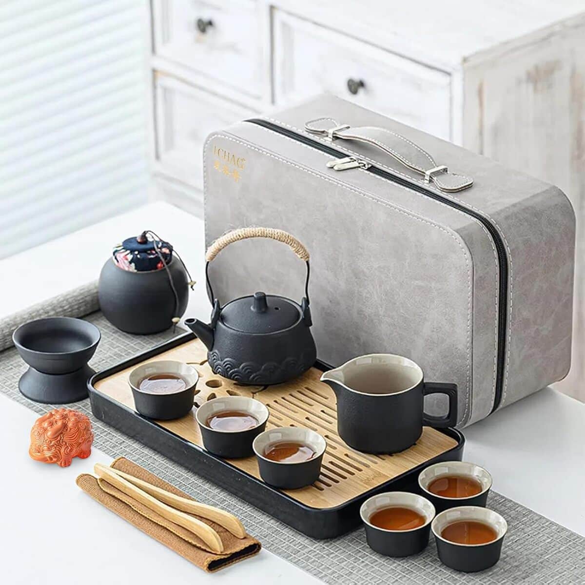 Avis sur le service à thé asiatique 14 pièces ICHAG en porcelaine