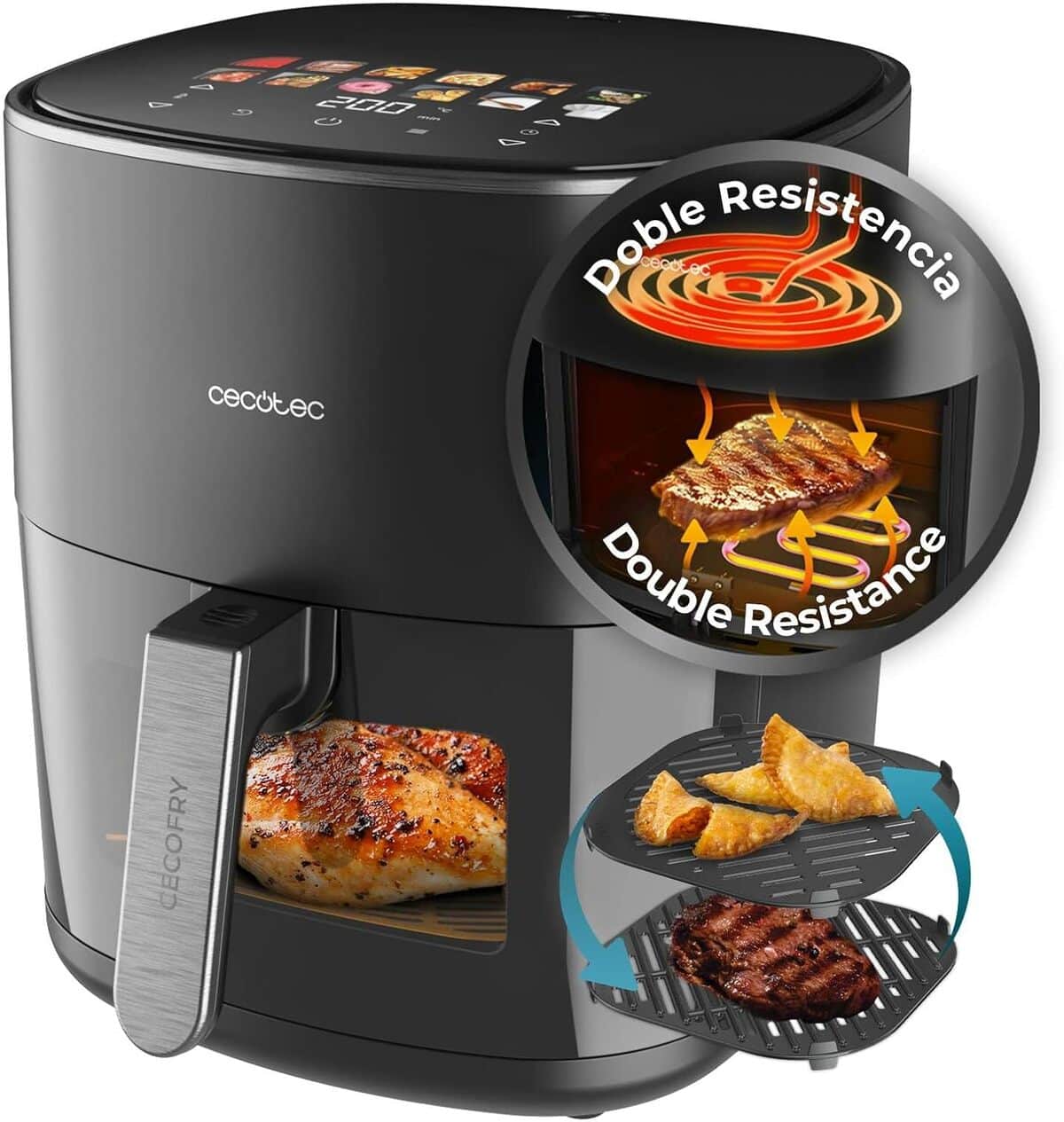 Test de la Cecotec Air Fryer Duoheat 6500 : performance et saveurs santé