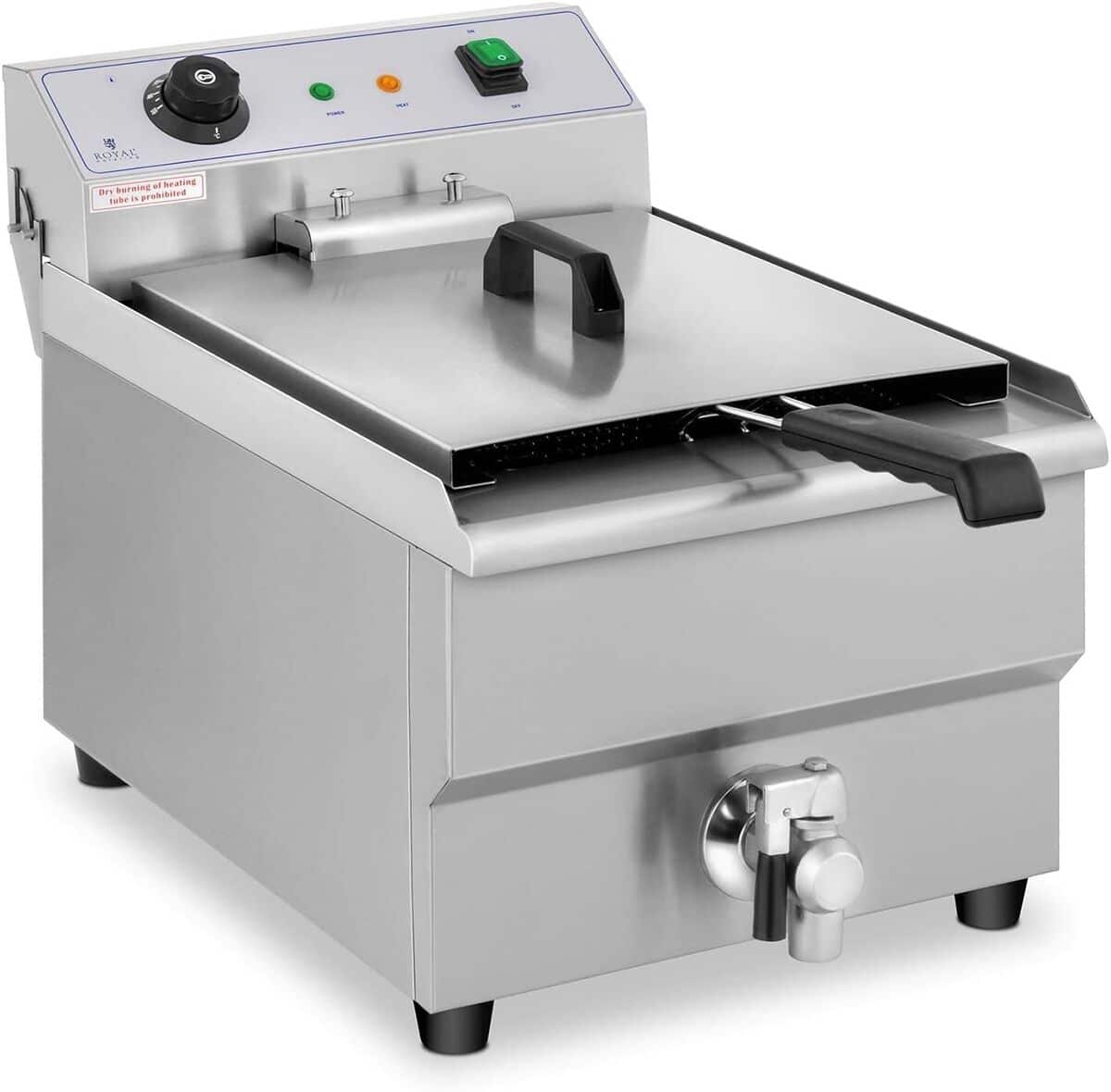 Test de la friteuse Royal Catering RCEF 16EB : performance et simplicité en cuisine