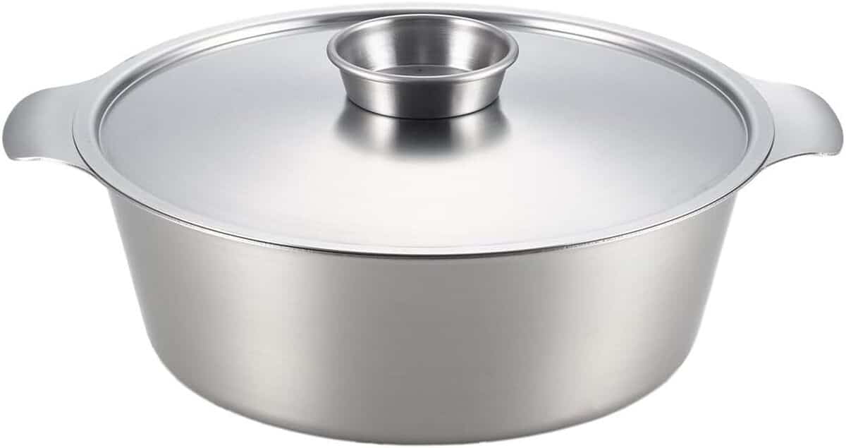 Test du pot Shabu Warts (Zei) SJ1678 26 cm en acier inoxydable