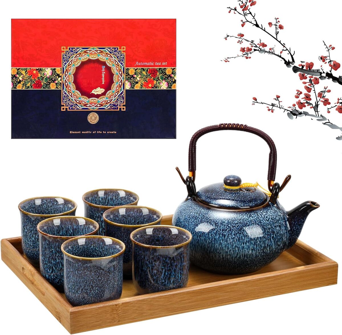 Test du service à thé Layhit : élégance japonaise en porcelaine