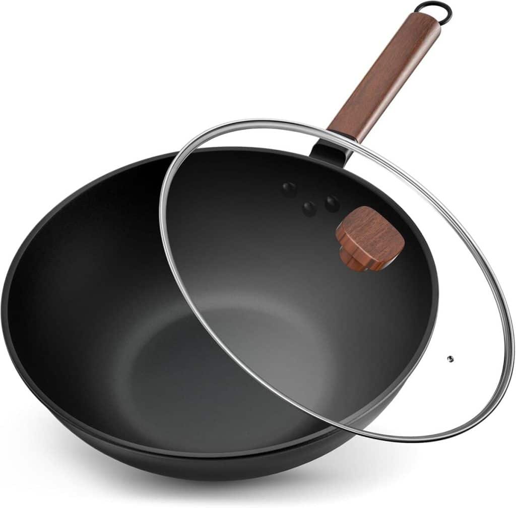 Test du wok en acier Jobin 33 cm : cuisinez asiatique