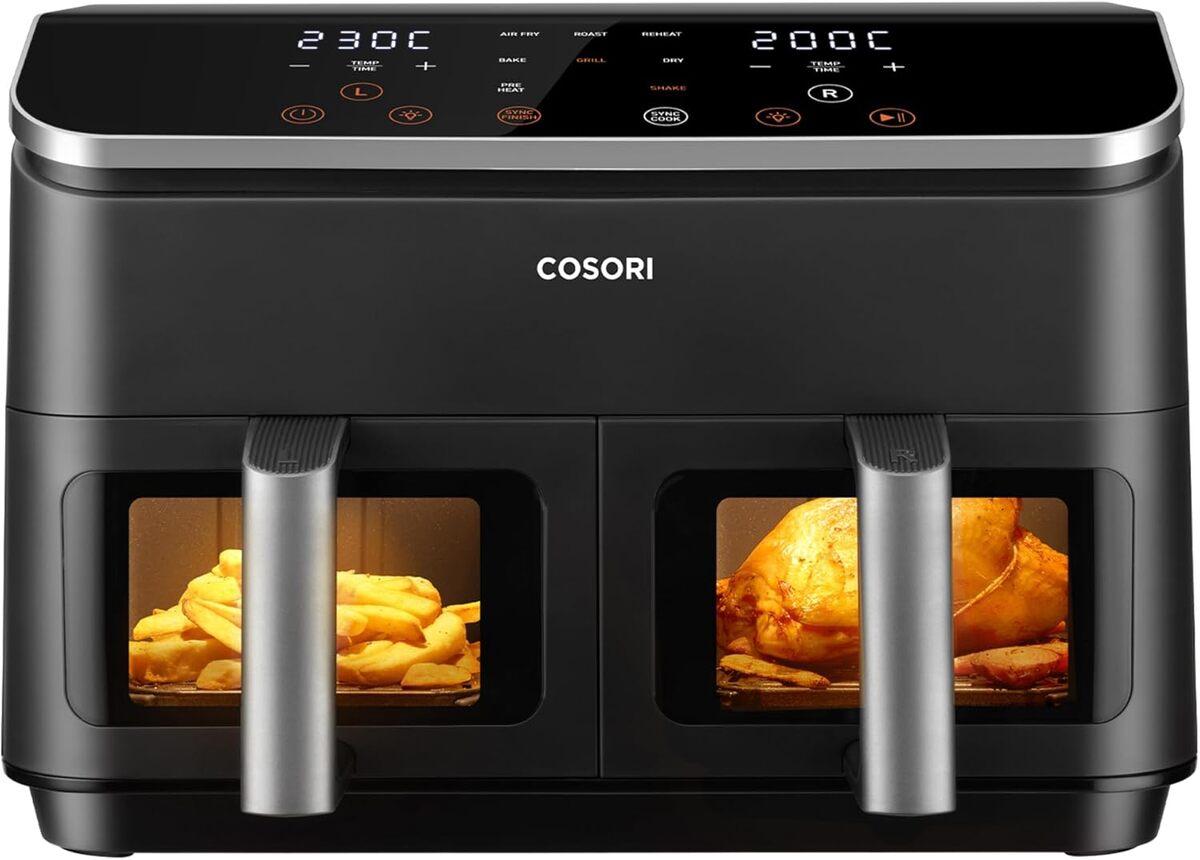 Test : cosori Air Fryer 8.5L, la friteuse à double compartiment éco-énergétique