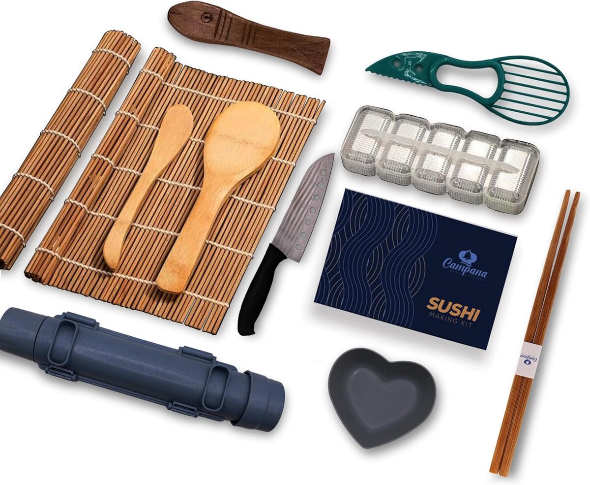 Test du kit de fabrication de sushis Campana Blue Kitchen pour débutants