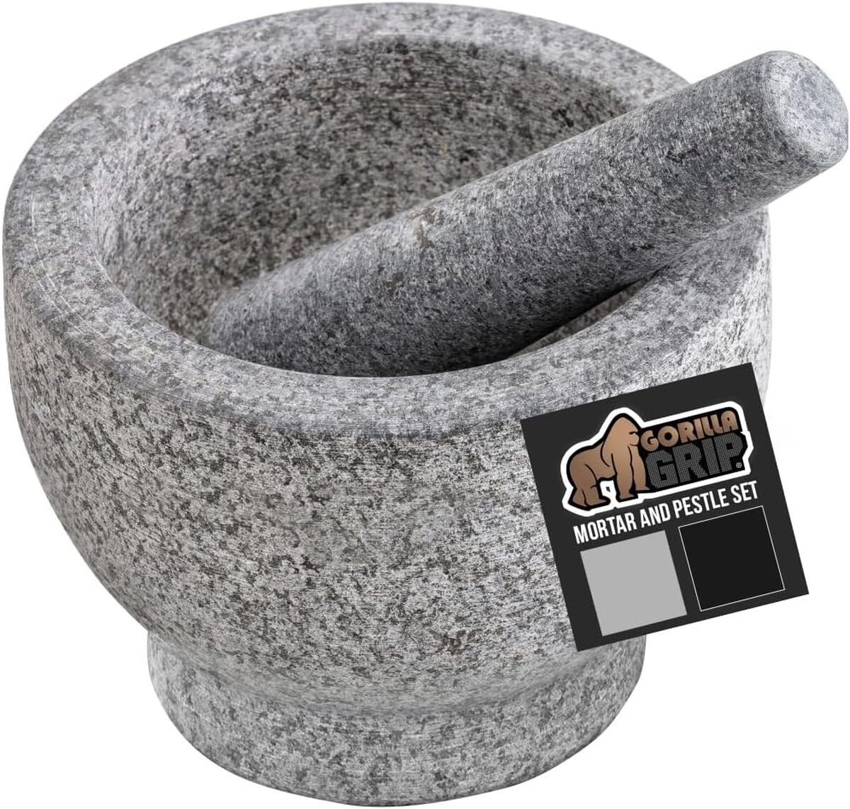 Test du mortier et pilon Gorilla Grip : un grand bol en granit antidérapant pour la cuisine