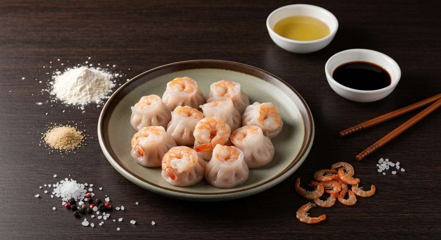 Recette de Ha Kao : raviolis Aux Crevettes Exquis