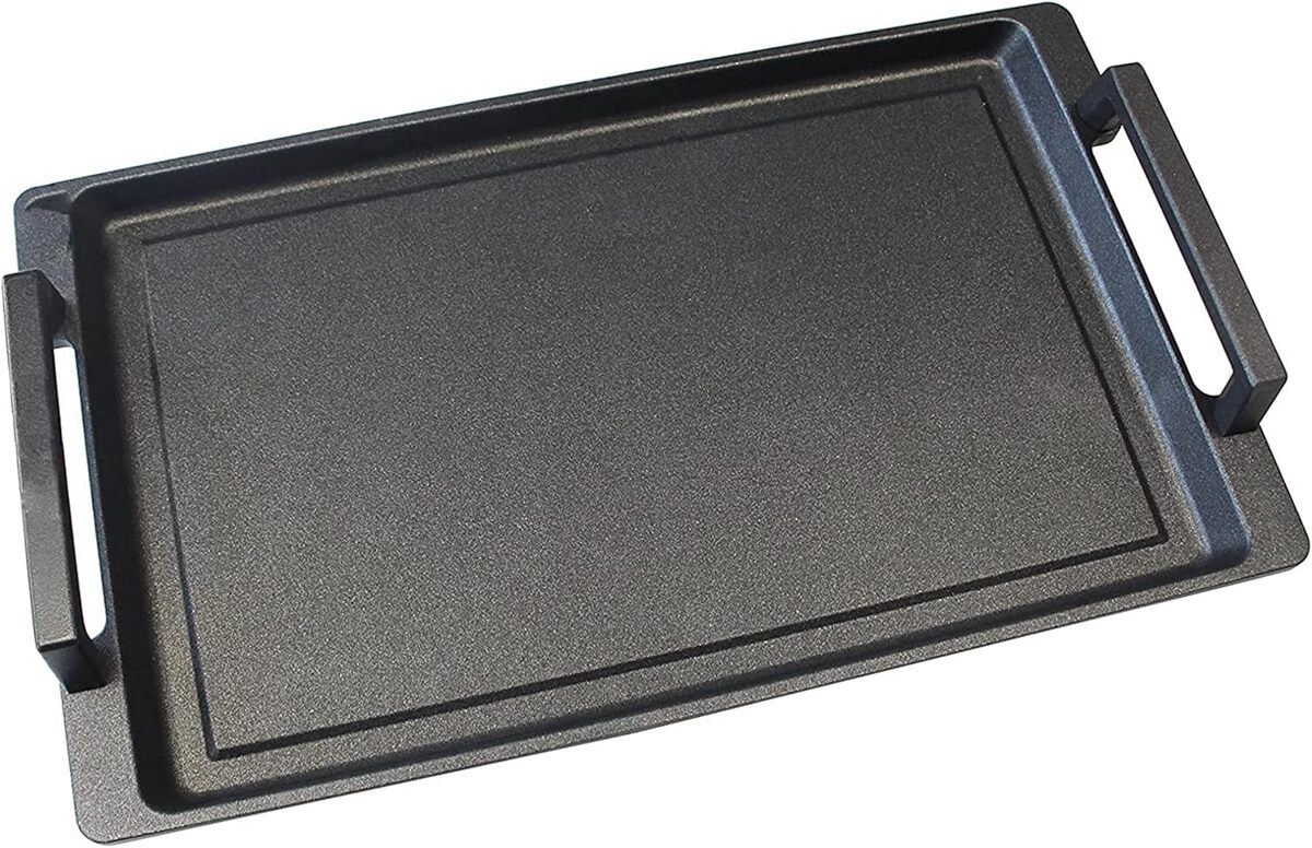 Test de la poêle Teppanyaki 41x24 cm avec poignées latérales