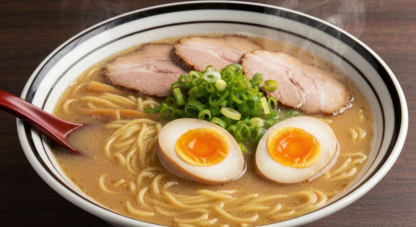 Recette : kyushu Tonkotsu Ramen, plongez dans les saveurs du sud du Japon