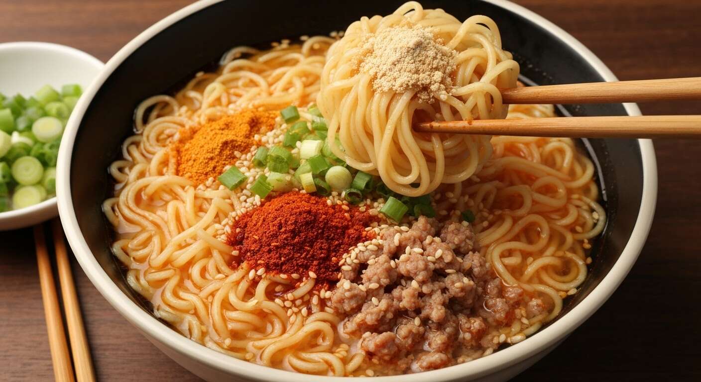 Recette : nagoya Taiwan Ramen, l'harmonie parfaite entre épicé et savoureux