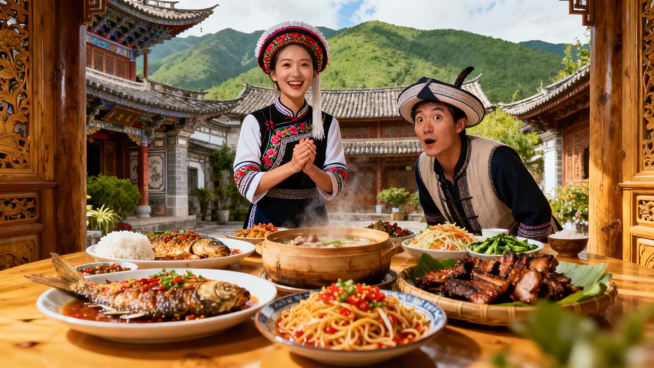 Dali en Chine : la rencontre des saveurs bai dans un décor pittoresque