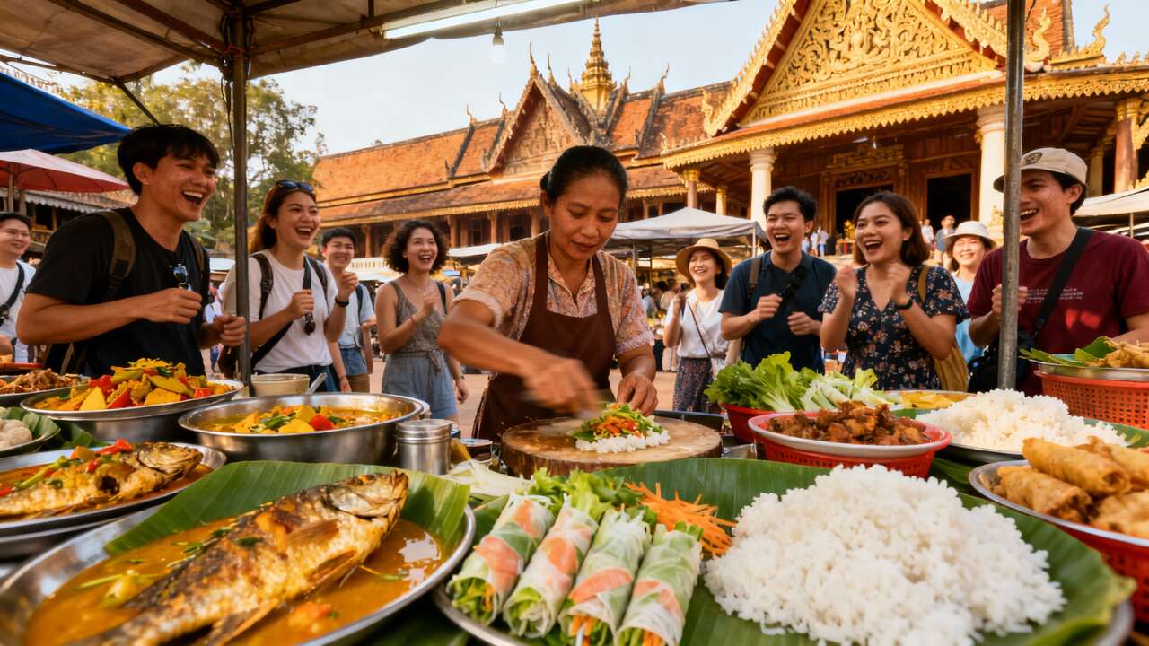 Siem Reap, cambodge: exploration des plats emblématiques