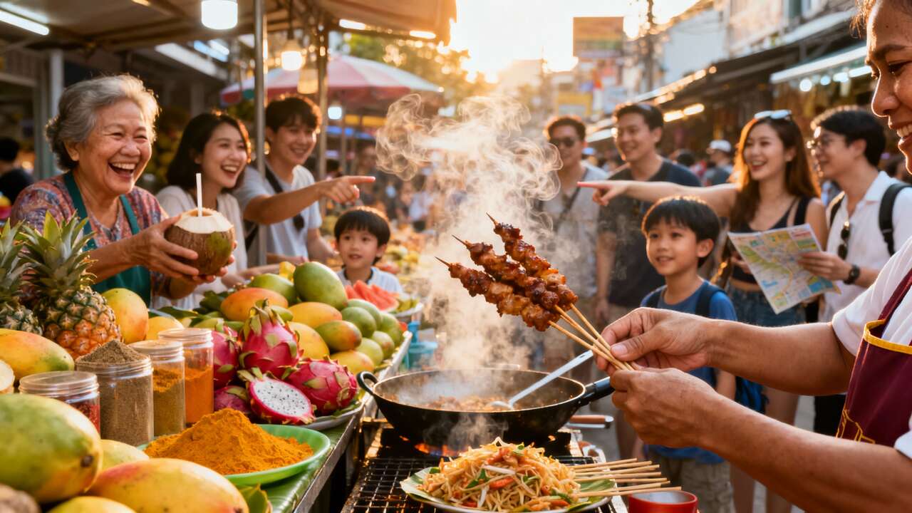 Pattaya, thaïlande: une explosion de saveurs à chaque coin de rue