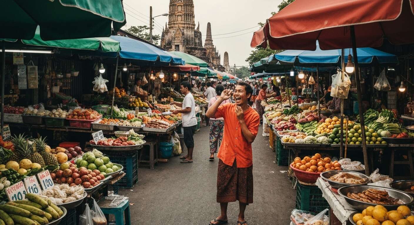 Exploration des march&eacute;s et cuisines de rue