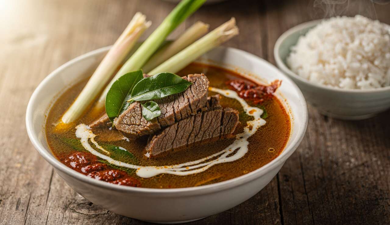 Recette authentique de soupe thaï au bœuf