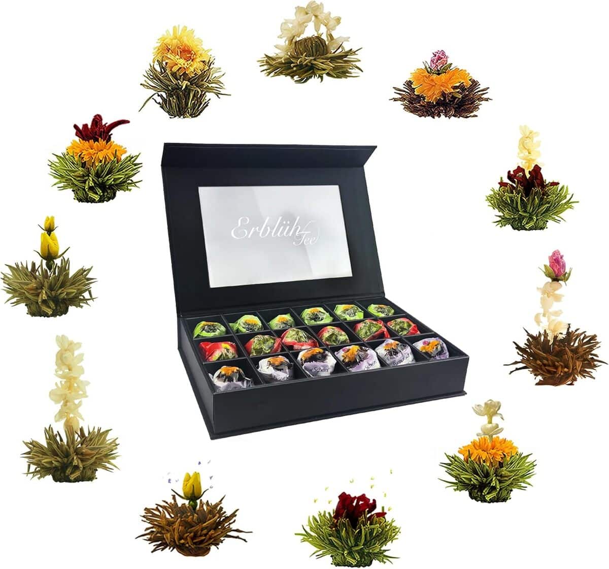 Test : coffret 18 fleurs de thé de Creano