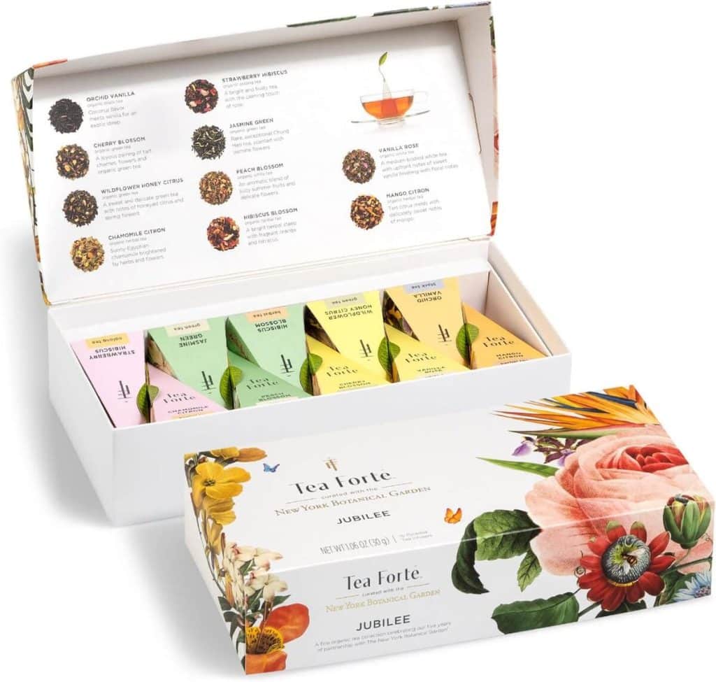 Test du coffret cadeau d'infuseurs pyramidaux Tea Forte Jubilee