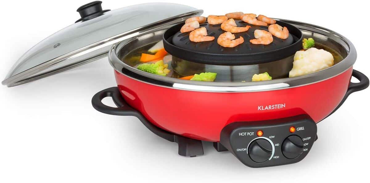 Test du hot pot chinois Klarstein Szechuan : grill performant de 600W