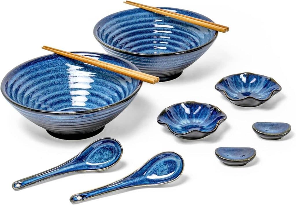 Test du set UNICASA : bols à soupe et nouilles japonais en céramique