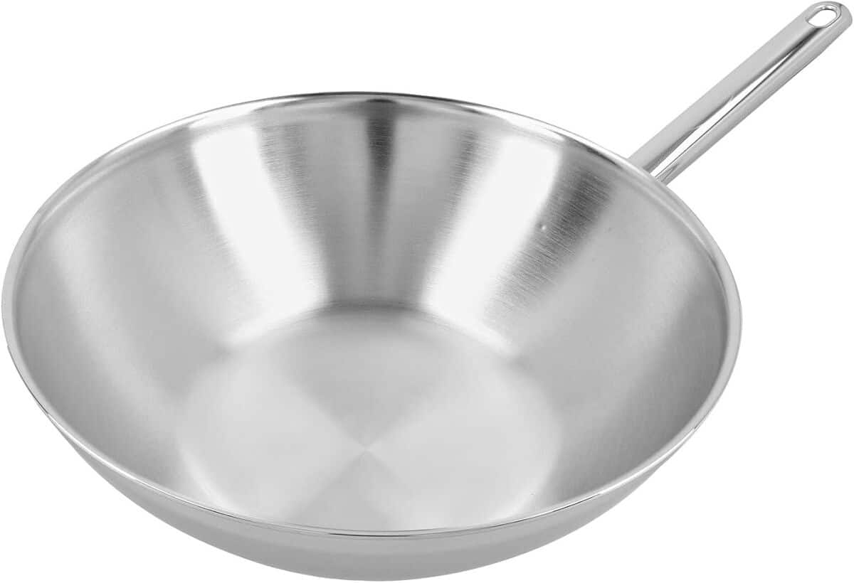 Test du wok Demeyere 30 cm argent 4, 8 L