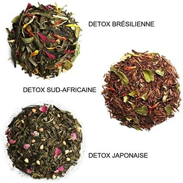 Palais des Thés, Coffret 30 MOUSSELINES DETOX, 30 sachets de 2g