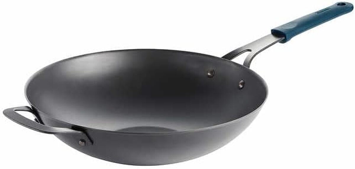 Test du wok Tramontina en acier carbone 31 cm