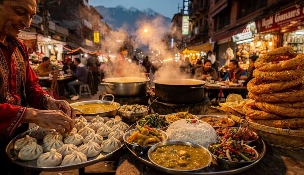 Découverte des plats typiques de Kathmandou au Népal