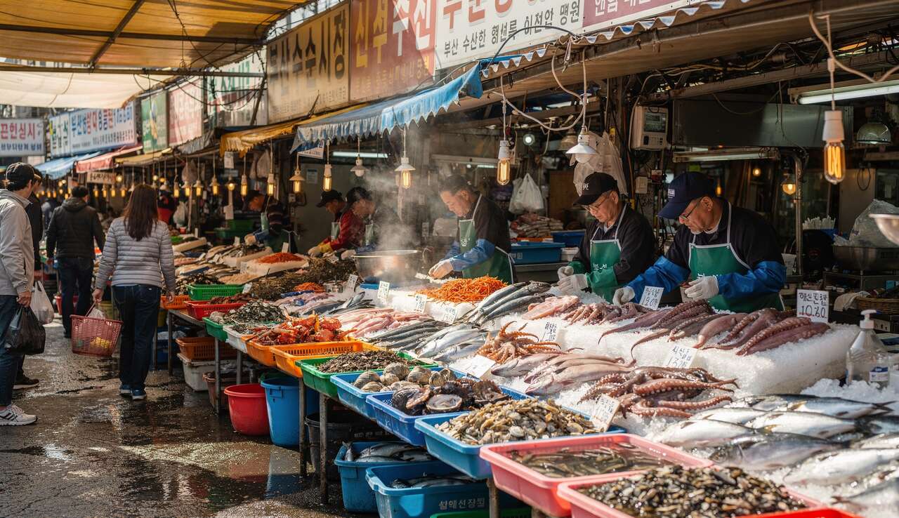 Busan en Corée du Sud : les saveurs maritimes de la deuxième ville du pays