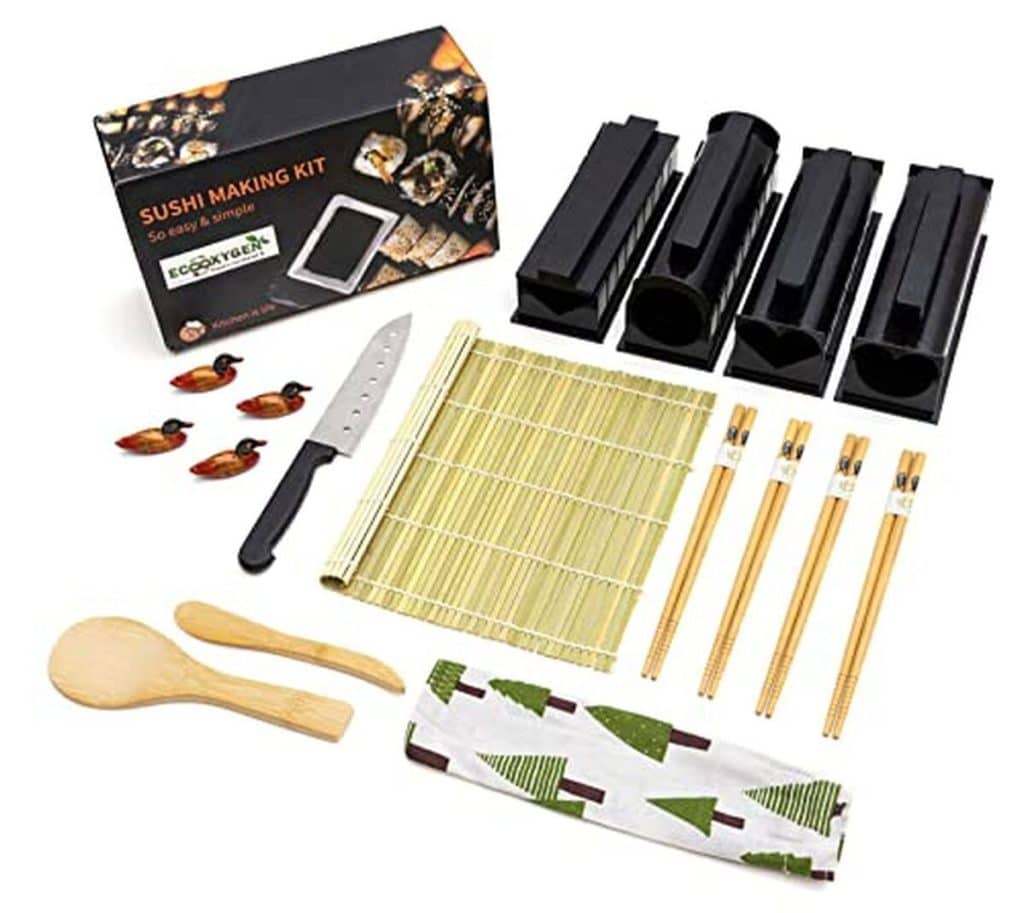 Test du kit à sushis Eco Oxygen : set complet 23 pièces et guide PDF