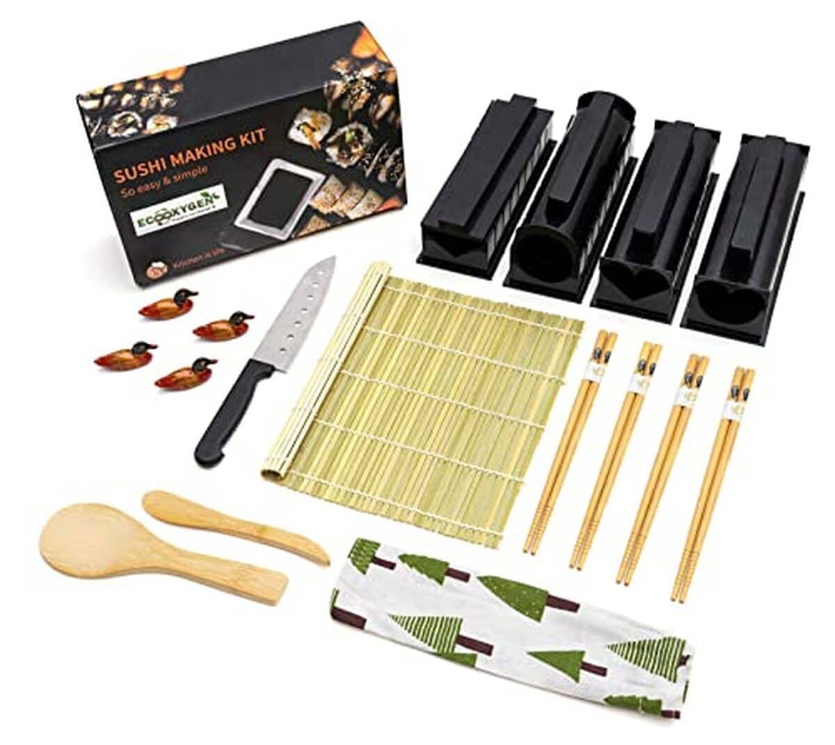 Test du kit à sushis Eco Oxygen : set complet 23 pièces et guide PDF