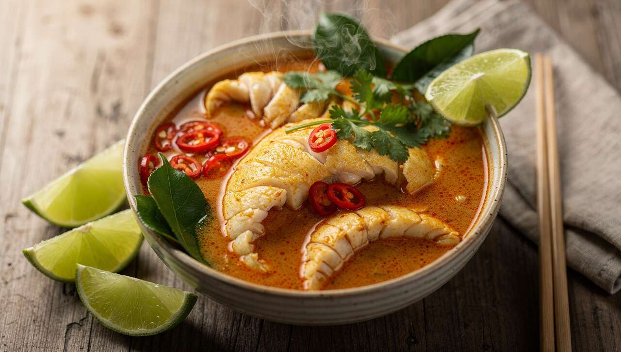 Recette : soupe Acidulée de Poisson aux Saveurs Exotiques