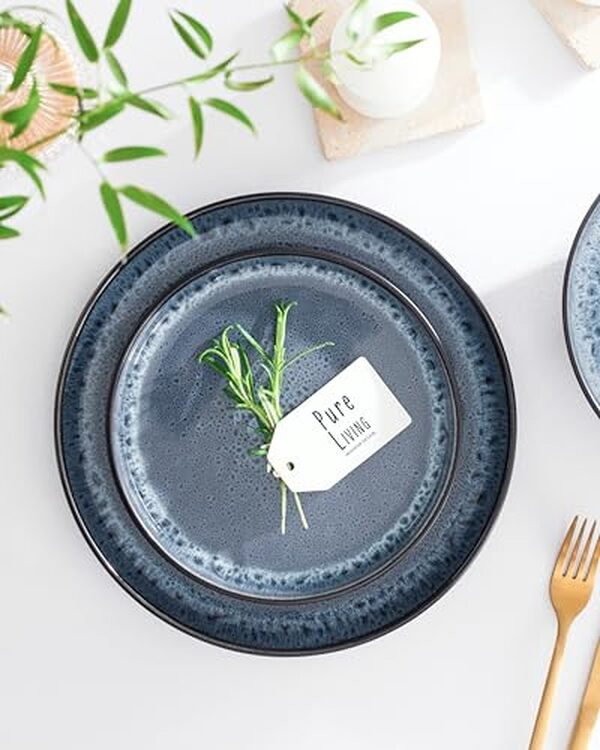 Découvrez le charme de la vaisselle Pure Living, une collection en faïence qui transforme chaque repas en un moment méditerranéen inoubliable. Styles variés pour 6 personnes.