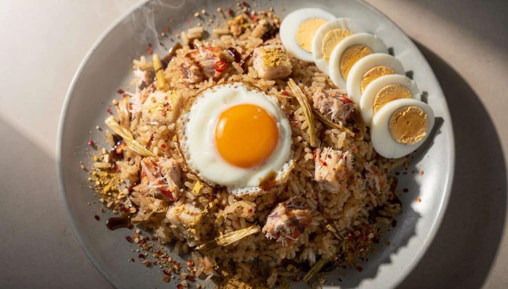 Recette de Riz Frit Thaï au Crabe