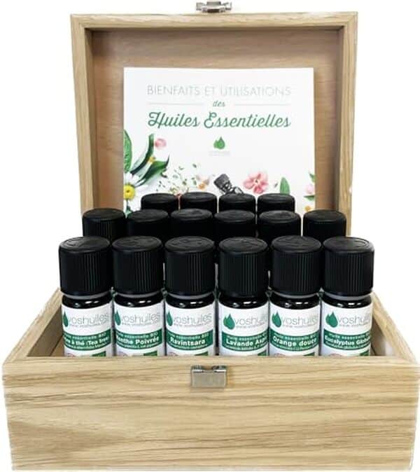 Découvrez notre avis détaillé sur le coffret d'huiles essentielles bio de voshuiles : ingrédients, bienfaits et utilisation pour un bien-être au naturel.