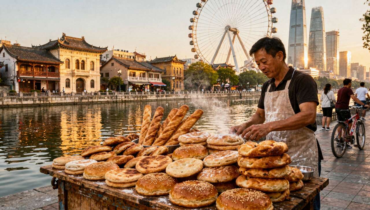 Tianjin en Chine : de l'épi de blé à l'assiette, le culte du pain chinois