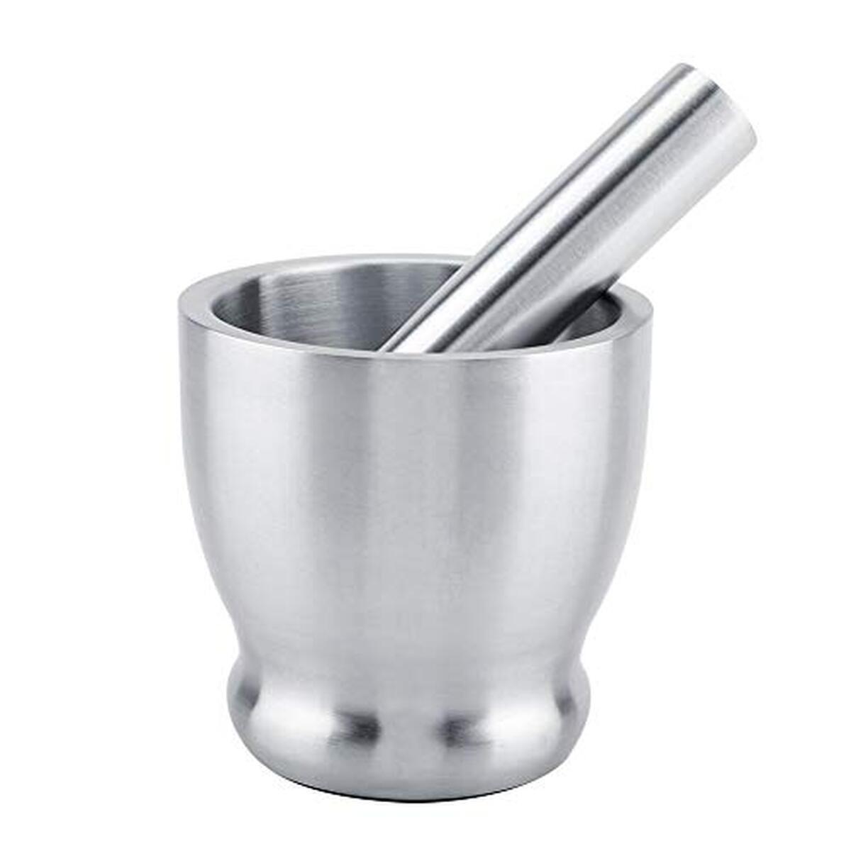 Test du mortier Kitchen avec pilon en acier inoxydable