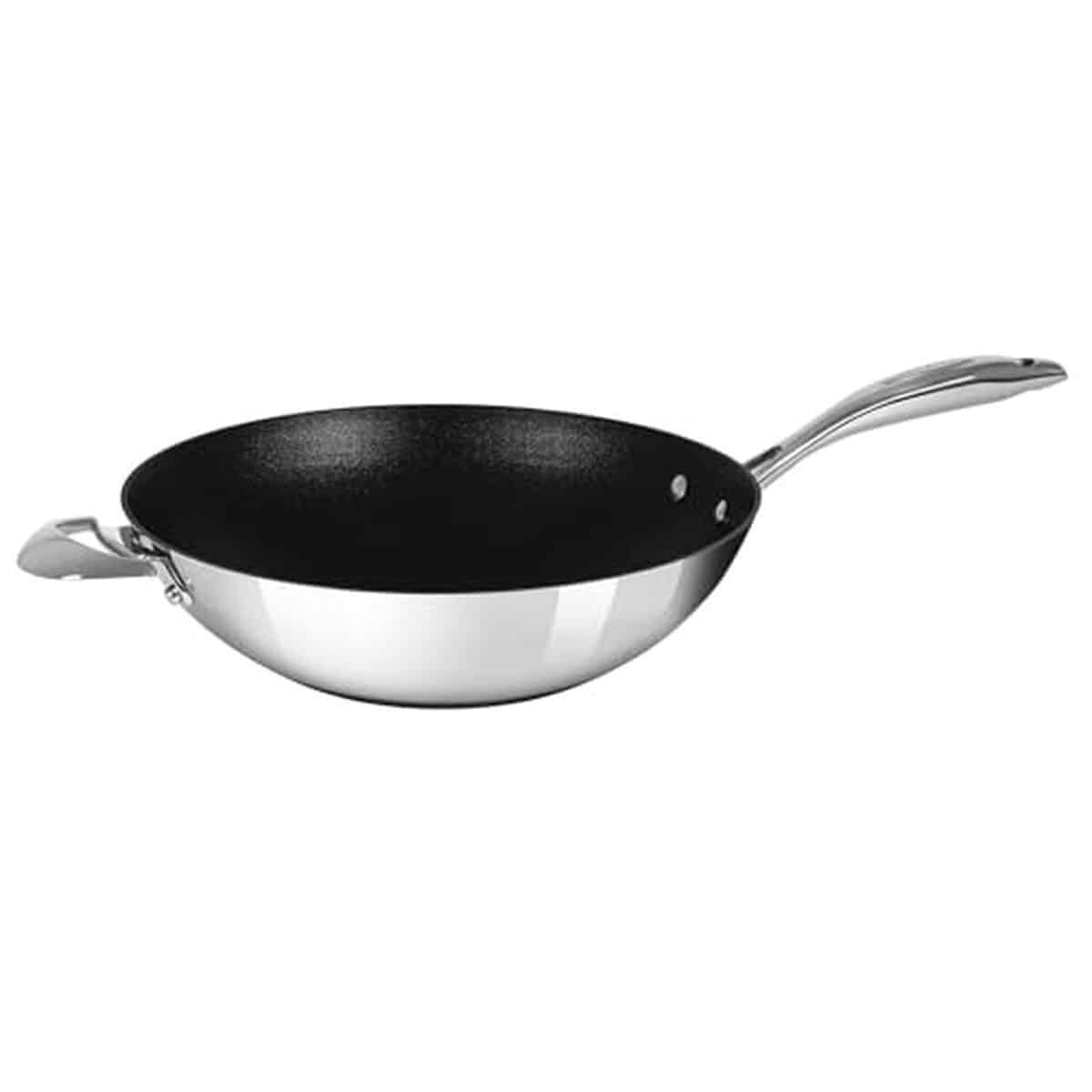 Test du wok SCANPAN HaptIQ 31, 8 cm en acier et aluminium