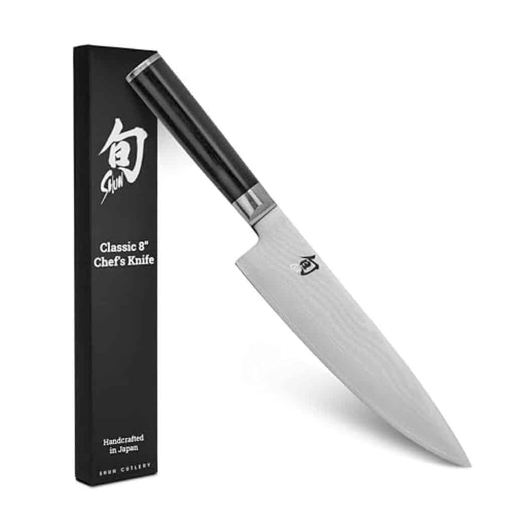Test : kAI Shun Classic, couteau de chef japonais 20 cm, lame Damas