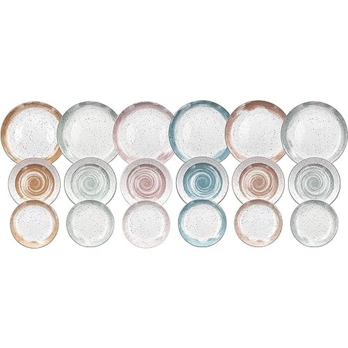 Avis sur la vaisselle Tognana Sienna, élégance en porcelaine multicolore