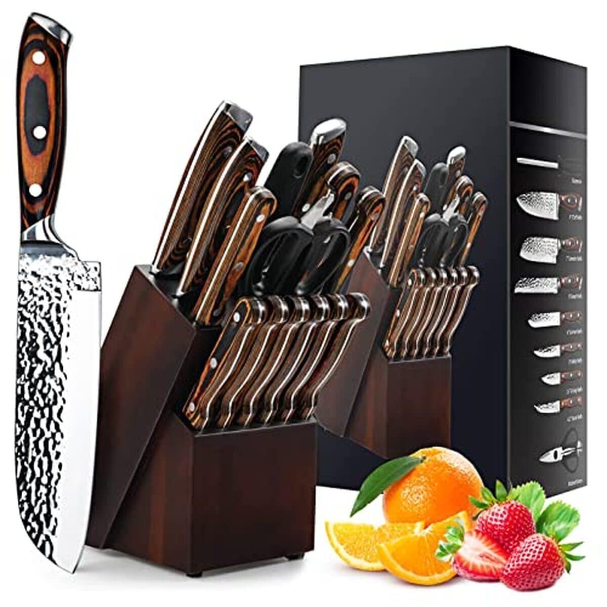 Test : set de couteaux de cuisine HUIKAILI 15 pièces en inox